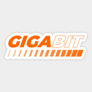 Gigabit Ethernet speeds Sticker